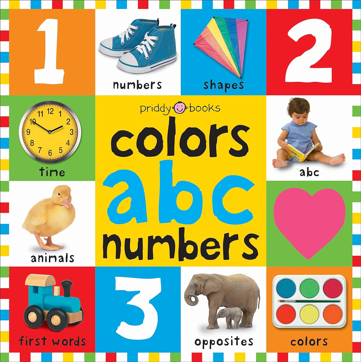 Bright Bbaby colors, abc, & numbers
